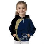 custom akron zips minimalist design blue black hoodie best selling