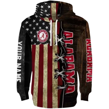 custom alabama crimson tide american pride hoodie best selling