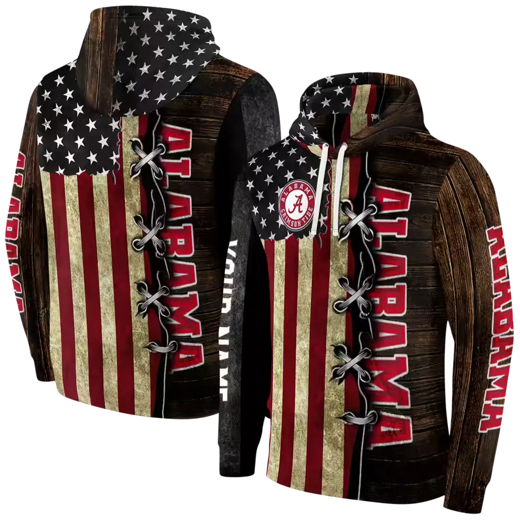 custom alabama crimson tide american pride hoodie fashion forward custom alabama crimson tide american pride hoodie fashion forward