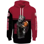 custom alabama crimson tide baby groot crimson black hoodie best selling