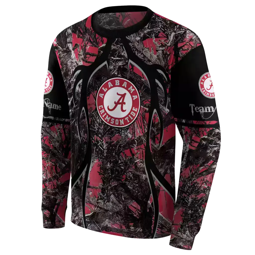 custom alabama crimson tide hunting theme crimson black hoodie new arrival custom alabama crimson tide hunting theme crimson black hoodie new arrival
