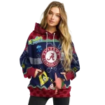 custom alabama crimson tide spongebob patrick star crimson navy hoodie best selling