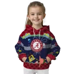 custom alabama crimson tide spongebob patrick star crimson navy hoodie best selling