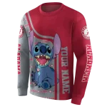 custom alabama crimson tide stitch crimson hoodie best selling