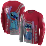 custom alabama crimson tide stitch crimson hoodie best selling