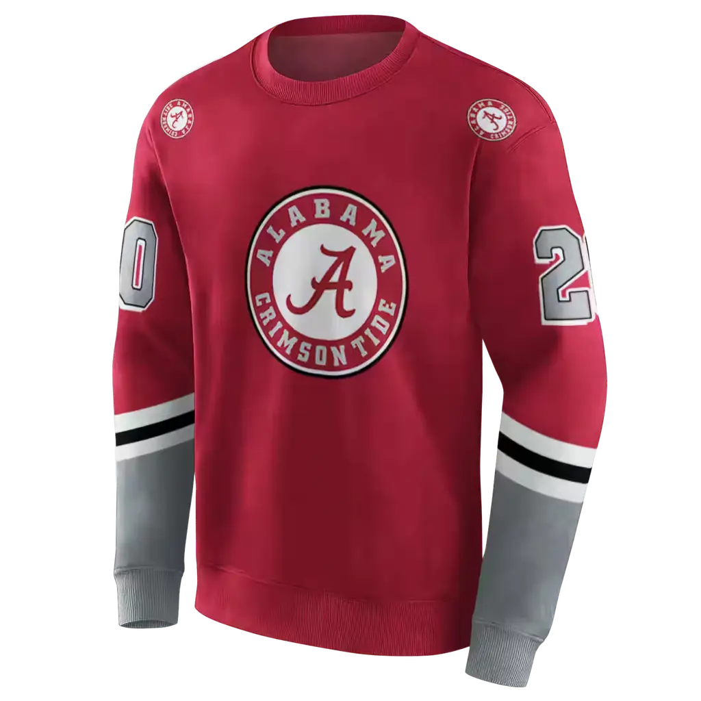 custom alabama crimson tide striped sleeves crimson hoodie new arrival custom alabama crimson tide striped sleeves crimson hoodie new arrival