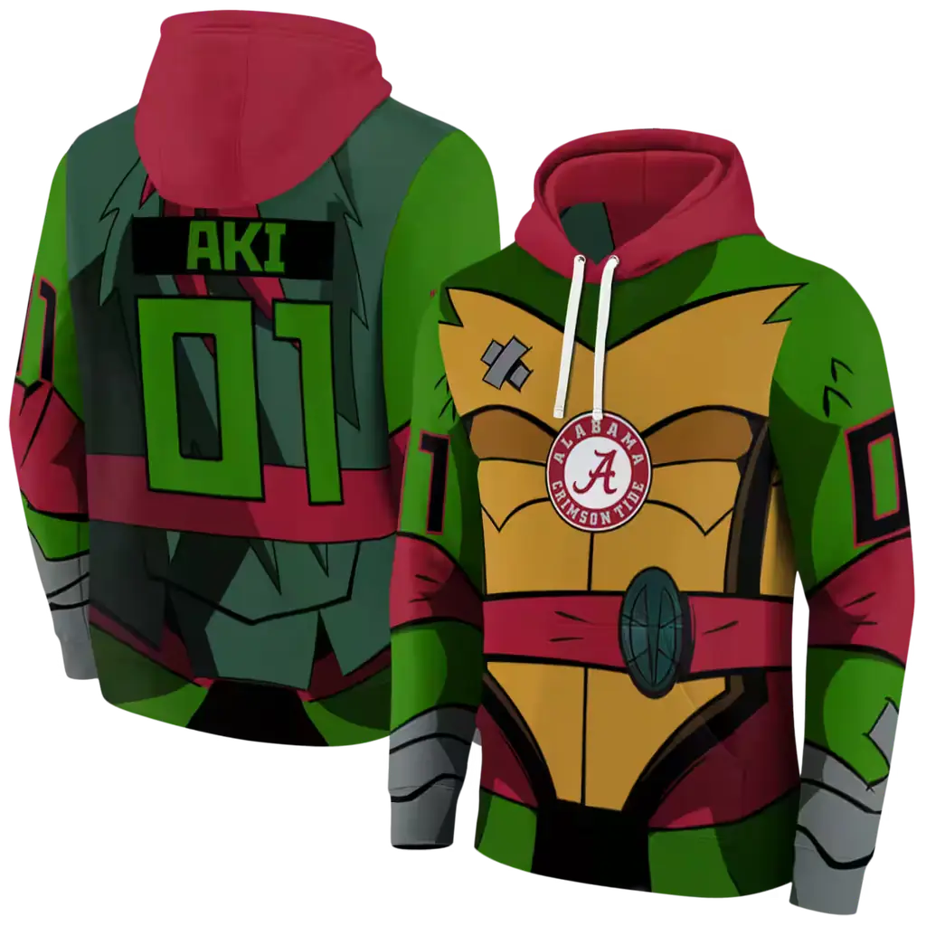 custom alabama crimson tide superhero armor crimson green hoodie fashion forward custom alabama crimson tide superhero armor crimson green hoodie fashion forward