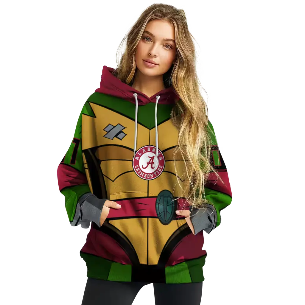 custom alabama crimson tide superhero armor crimson green hoodie high quality custom alabama crimson tide superhero armor crimson green hoodie high quality