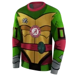 custom alabama crimson tide superhero armor crimson green hoodie best selling