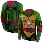 custom alabama crimson tide superhero armor crimson green hoodie best selling