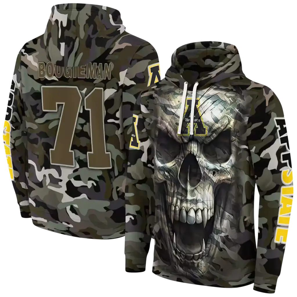 custom appalachian state mountaineers camo skull hoodie fashion forward custom appalachian state mountaineers camo skull hoodie fashion forward