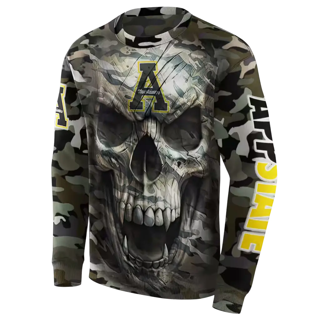 custom appalachian state mountaineers camo skull hoodie new arrival custom appalachian state mountaineers camo skull hoodie new arrival