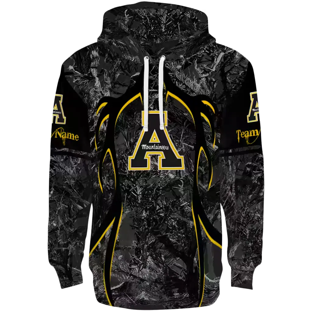 custom appalachian state mountaineers hunting theme black hoodie best selling custom appalachian state mountaineers hunting theme black hoodie best selling