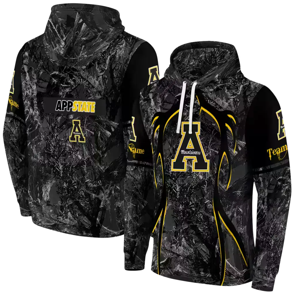 custom appalachian state mountaineers hunting theme black hoodie fashion forward custom appalachian state mountaineers hunting theme black hoodie fashion forward
