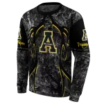 custom appalachian state mountaineers hunting theme black hoodie best selling