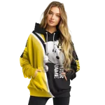 custom appalachian state mountaineers peeking snoopy black hoodie best selling
