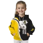 custom appalachian state mountaineers peeking snoopy black hoodie best selling
