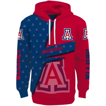 custom arizona wildcats abstract shape red hoodie best selling
