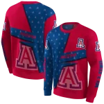 custom arizona wildcats abstract shape red hoodie best selling