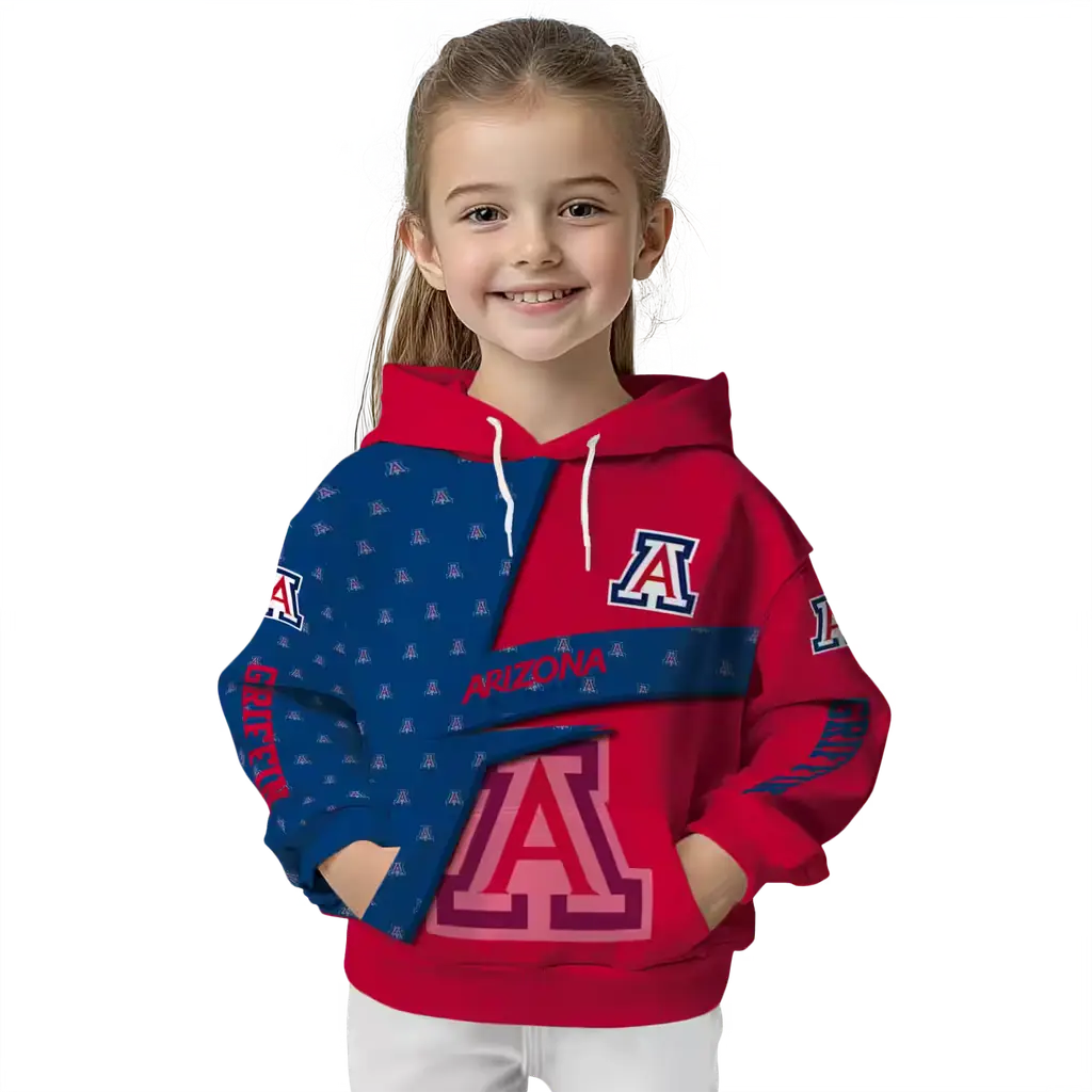 custom arizona wildcats abstract shape red hoodie top rated custom arizona wildcats abstract shape red hoodie top rated