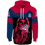 custom arizona wildcats grim reaper red black hoodie best selling