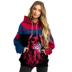 custom arizona wildcats grim reaper red black hoodie best selling