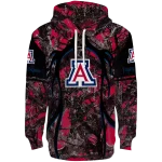 custom arizona wildcats hunting theme red black hoodie best selling