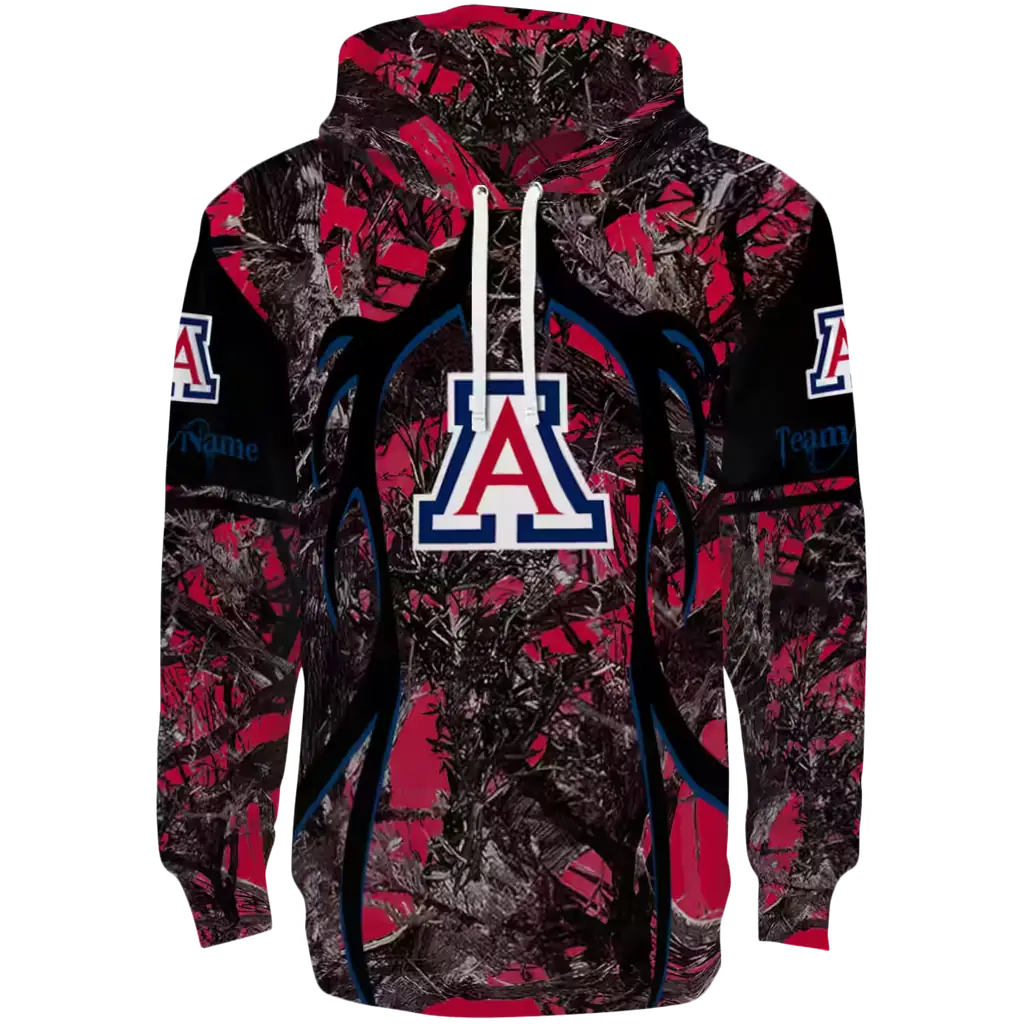 custom arizona wildcats hunting theme red black hoodie best selling custom arizona wildcats hunting theme red black hoodie best selling