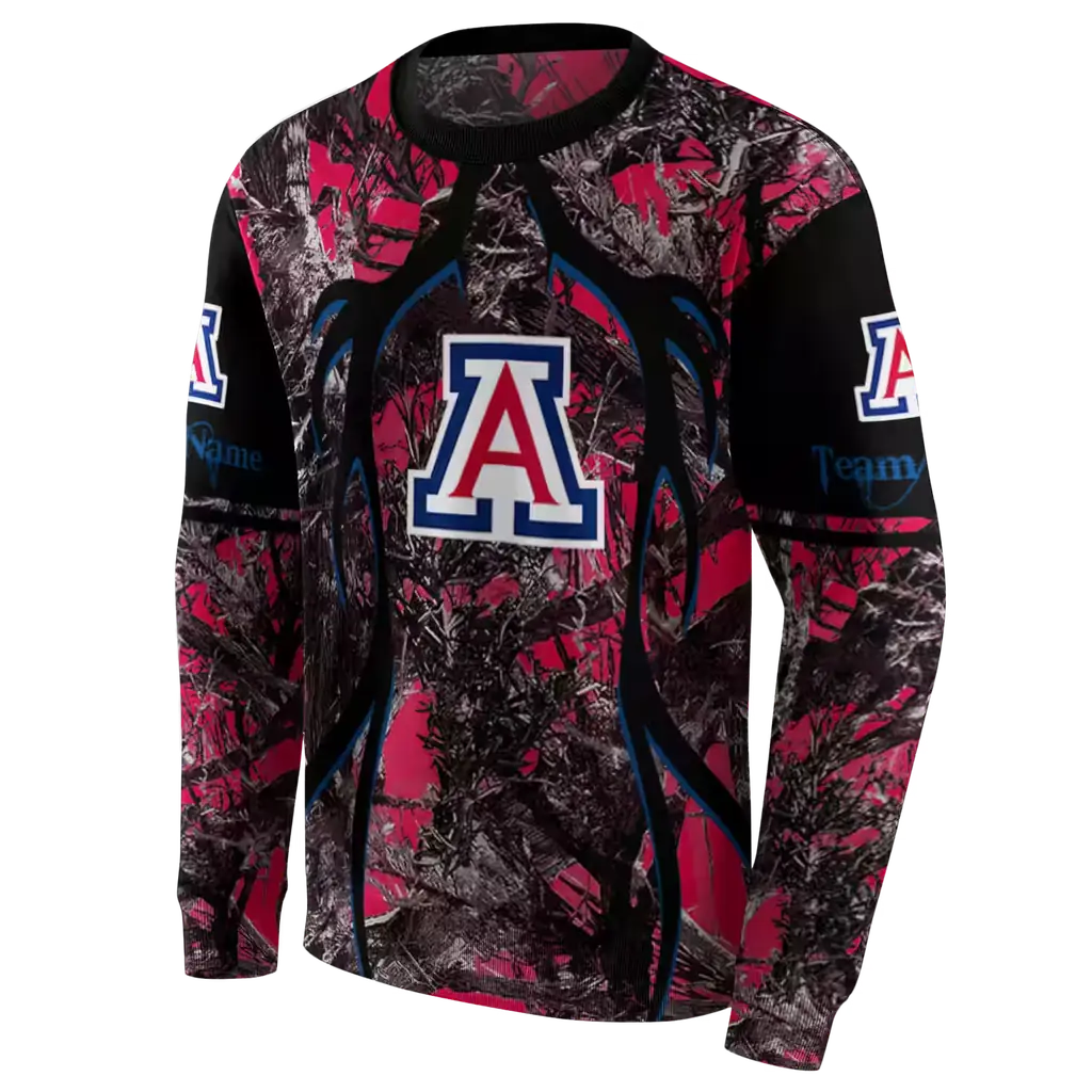 custom arizona wildcats hunting theme red black hoodie new arrival custom arizona wildcats hunting theme red black hoodie new arrival