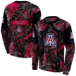custom arizona wildcats hunting theme red black hoodie best selling