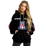 custom arizona wildcats punisher skull black hoodie best selling