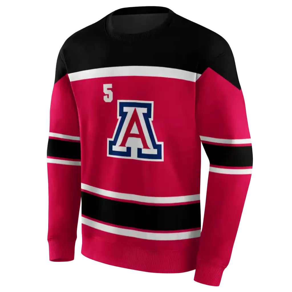 custom arizona wildcats striped pattern red hoodie new arrival custom arizona wildcats striped pattern red hoodie new arrival