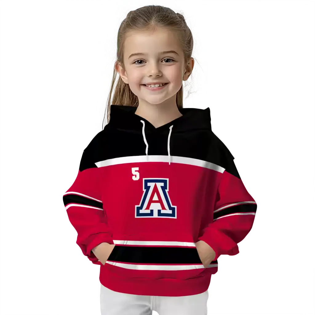 custom arizona wildcats striped pattern red hoodie top rated custom arizona wildcats striped pattern red hoodie top rated
