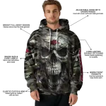 custom arkansas razorbacks camo skull hoodie best selling