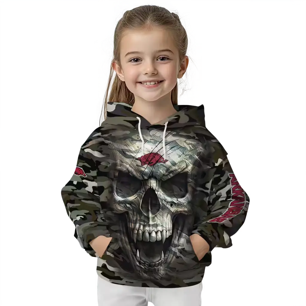 custom arkansas razorbacks camo skull hoodie top rated custom arkansas razorbacks camo skull hoodie top rated