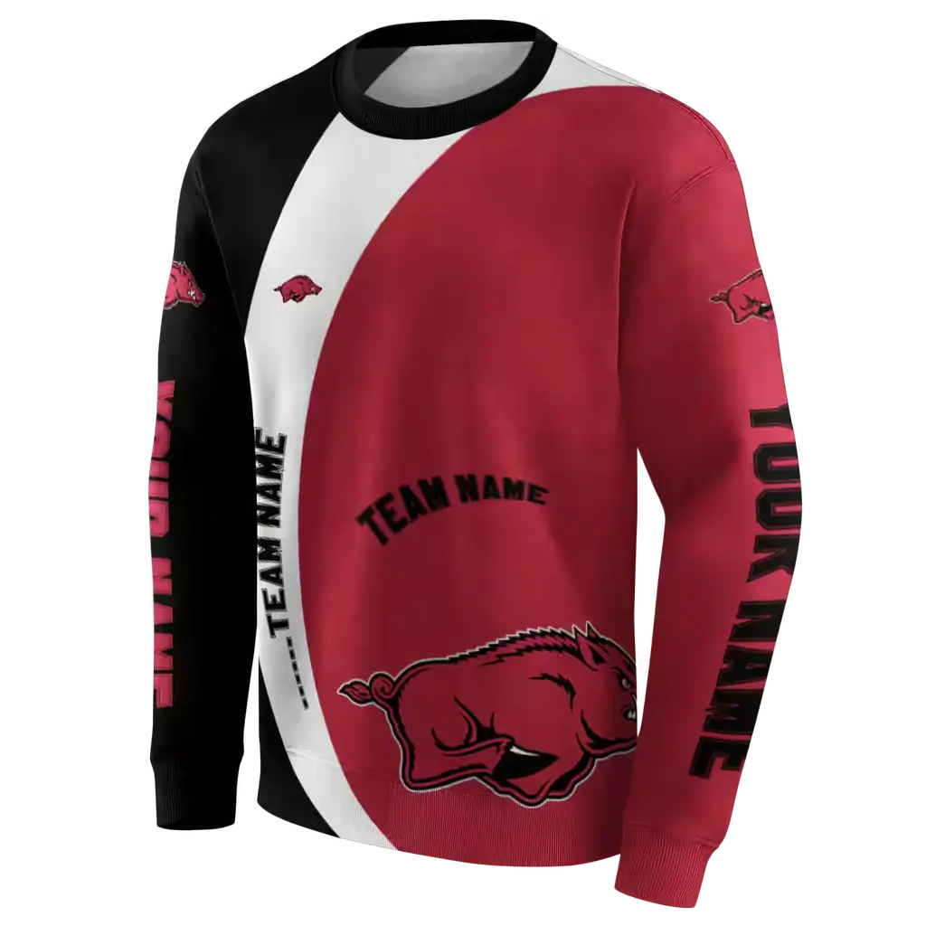 custom arkansas razorbacks minimalist design red black hoodie new arrival custom arkansas razorbacks minimalist design red black hoodie new arrival