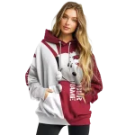 custom arkansas razorbacks peeking snoopy red hoodie best selling