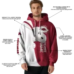 custom arkansas razorbacks peeking snoopy red hoodie best selling
