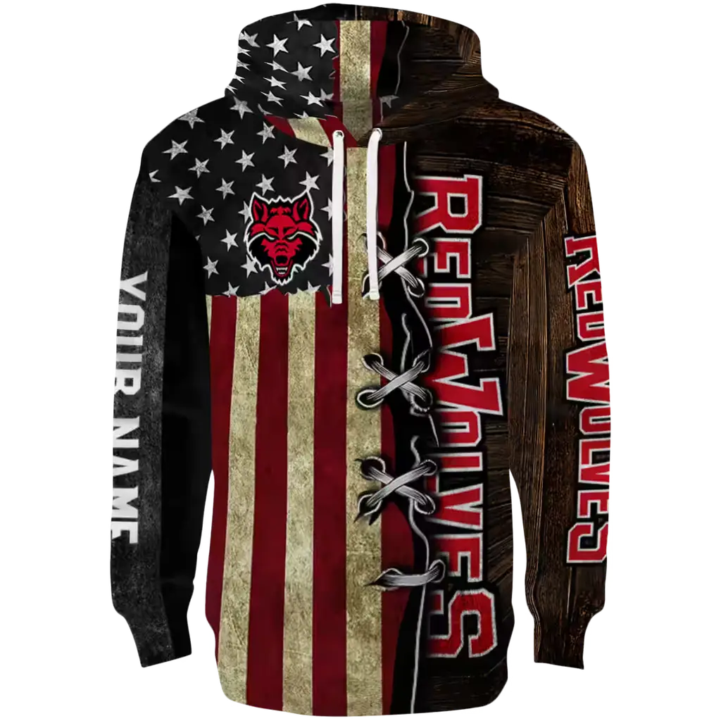 custom arkansas state red wolves american pride hoodie best selling custom arkansas state red wolves american pride hoodie best selling