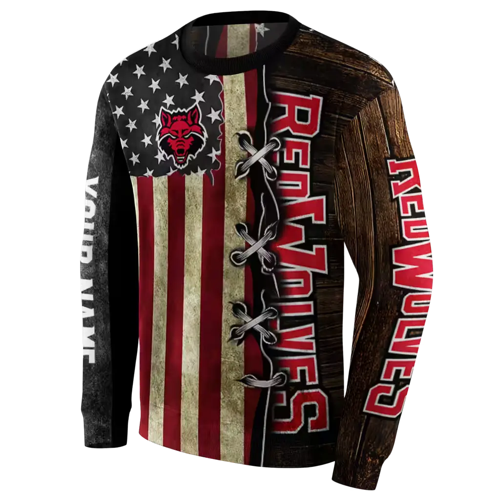custom arkansas state red wolves american pride hoodie new arrival custom arkansas state red wolves american pride hoodie new arrival