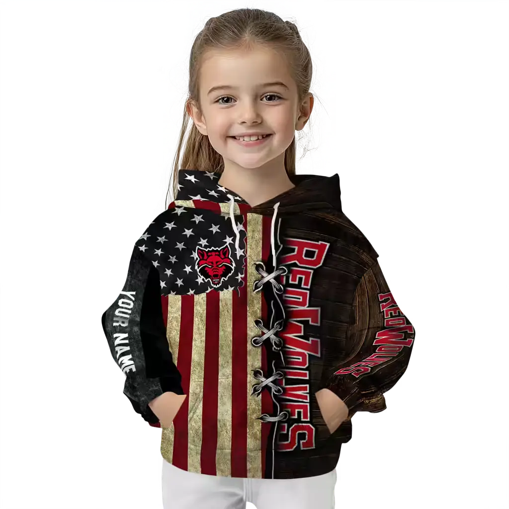 custom arkansas state red wolves american pride hoodie top rated custom arkansas state red wolves american pride hoodie top rated