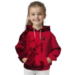 custom arkansas state red wolves deer silhouette scarlet hoodie best selling