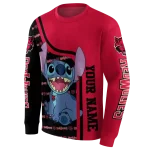 custom arkansas state red wolves stitch scarlet hoodie best selling