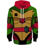 custom arkansas state red wolves superhero armor scarlet green hoodie best selling