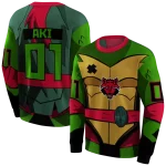 custom arkansas state red wolves superhero armor scarlet green hoodie best selling