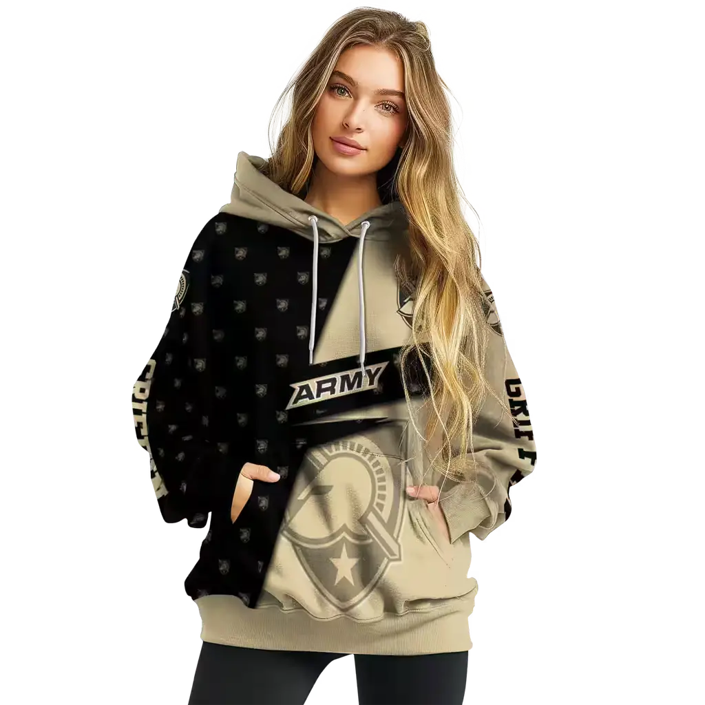 custom army black knights abstract shape gold hoodie high quality custom army black knights abstract shape gold hoodie high quality