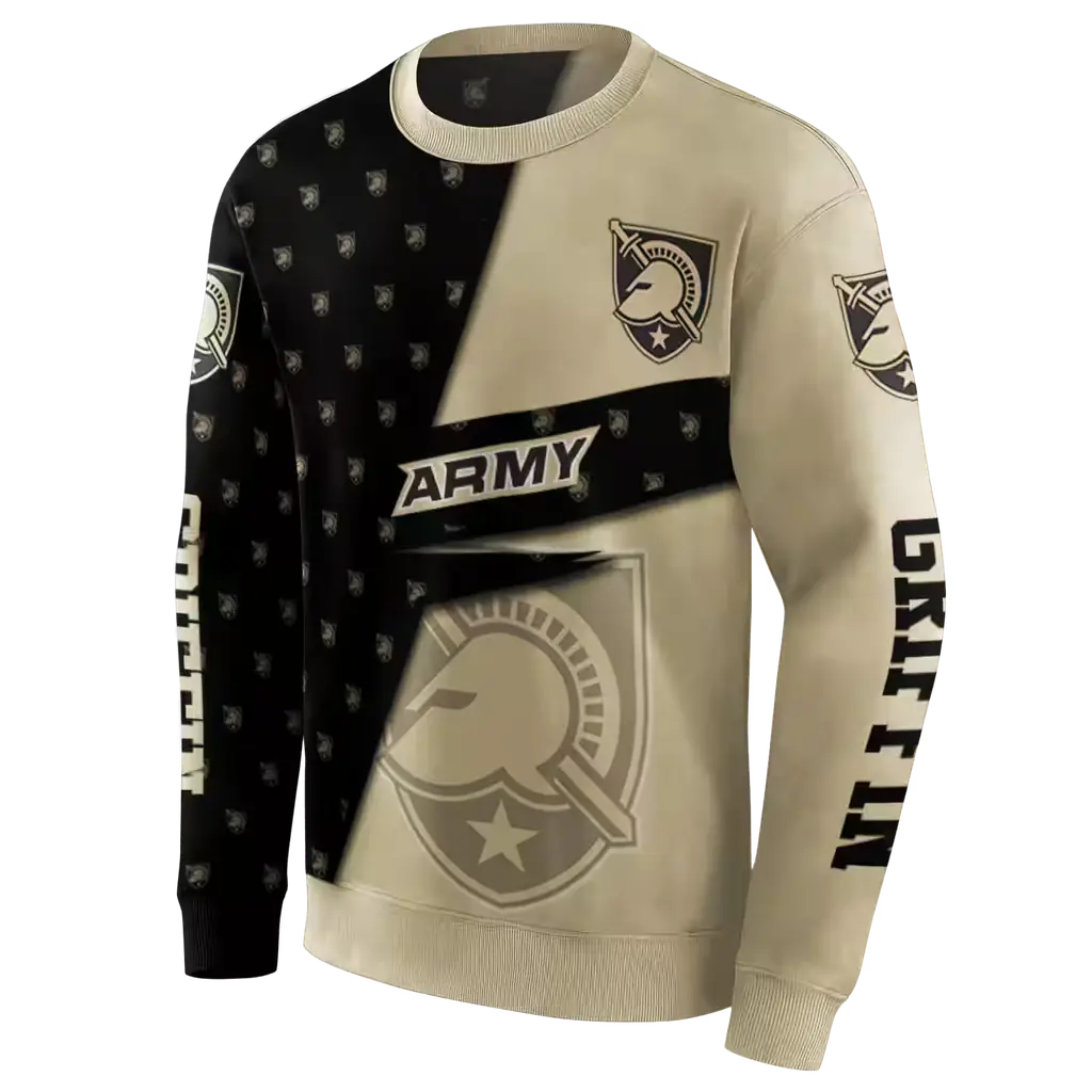 custom army black knights abstract shape gold hoodie new arrival custom army black knights abstract shape gold hoodie new arrival