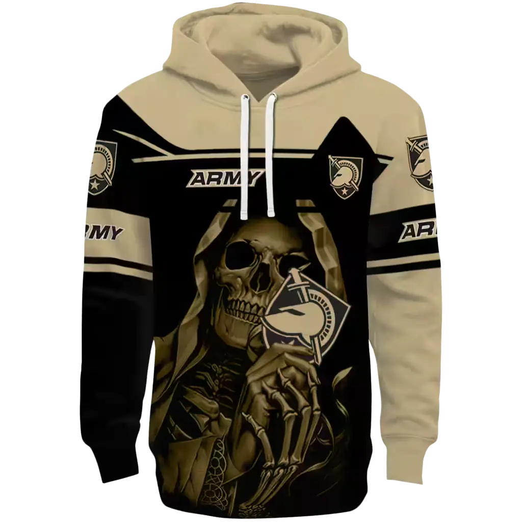 custom army black knights grim reaper gold black hoodie best selling custom army black knights grim reaper gold black hoodie best selling