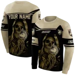 custom army black knights grim reaper gold black hoodie best selling