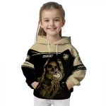 custom army black knights grim reaper gold black hoodie best selling